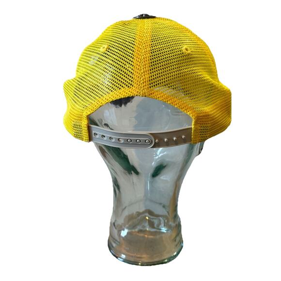 Ed Hardy for the World Hat Snap Back Blue Yellow Trucker Christian Audigier VTG main image 16